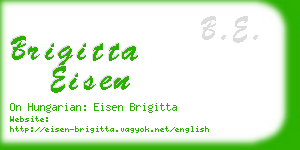 brigitta eisen business card